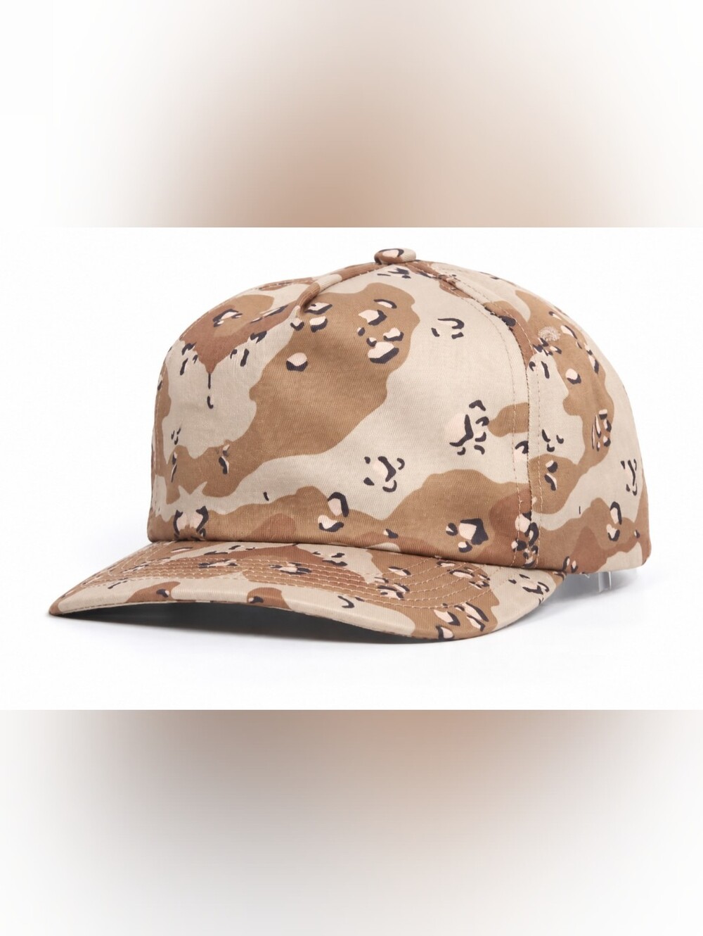 Desert Camo Snapback Baseball Hat Cap
